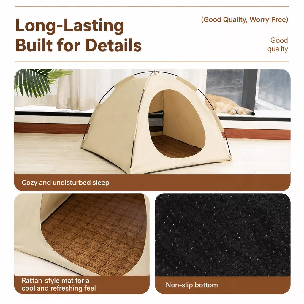 Portable Enclosed Cat Tent Bed