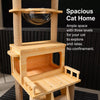 Multi-Level Cat Tree with Scratching Posts and Space Pod