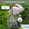 Canvas Crossbody Pet Carrier for Cats and Small Dogs