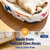 Corrugated Cardboard Cat Scratcher Bed