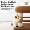 Sisal Cat Scratcher Bed with Integrated Resting Space