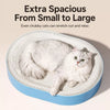 Oval Corrugated Cardboard Scratcher Bed for Cats