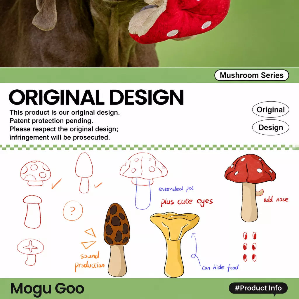 Mushroom Snuffle Mat & Treat-Hiding Toy for Dogs