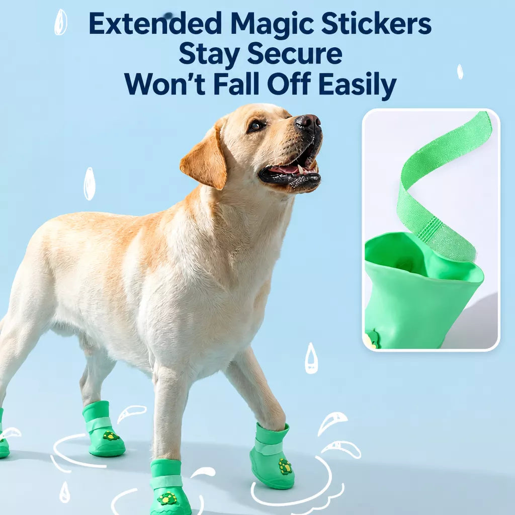 Waterproof Dog Boots for Rainy Walks
