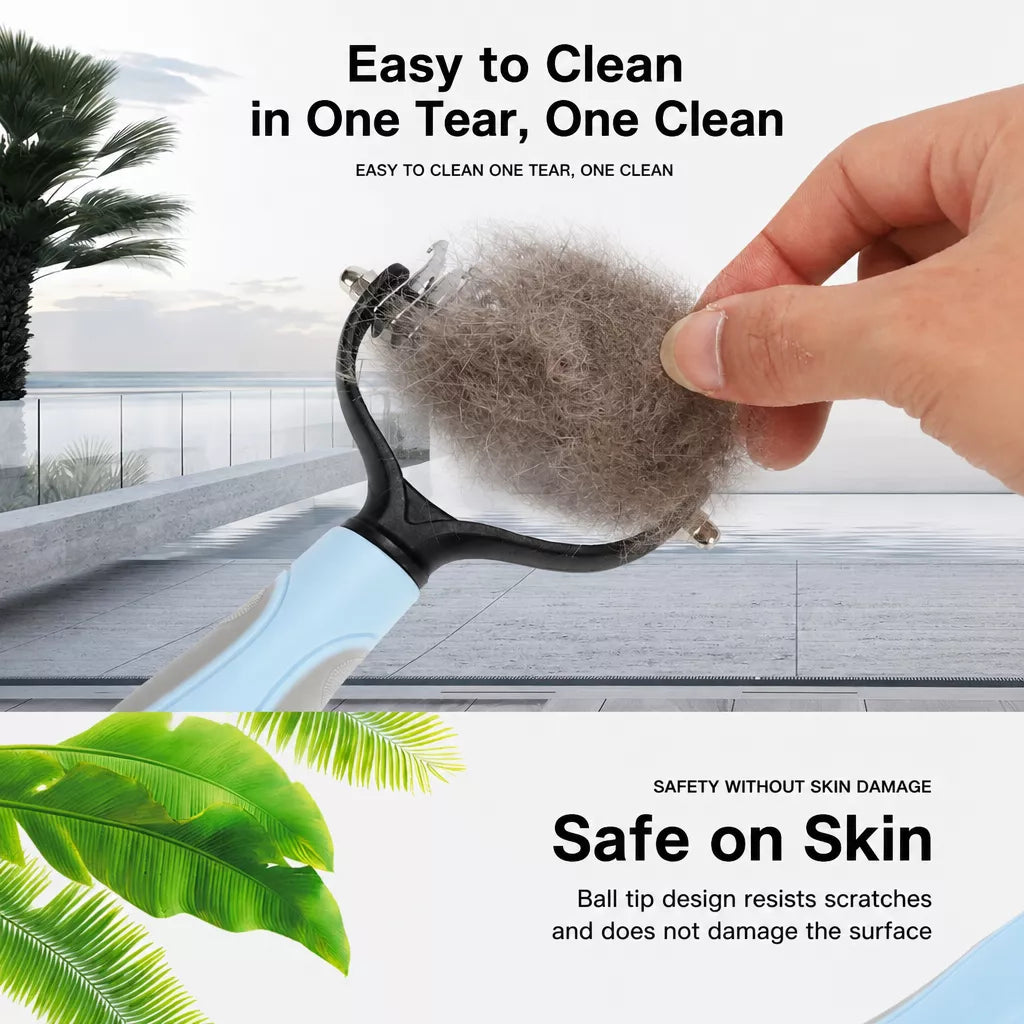 Undercoat Deshedding Comb for Dogs and Cats