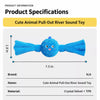 Interactive Squeaky Rope Tug Toy for Small and Medium Dogs