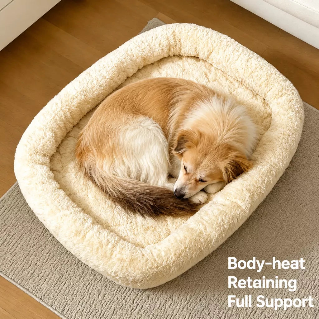 Plush Dog Bed for Small Dogs