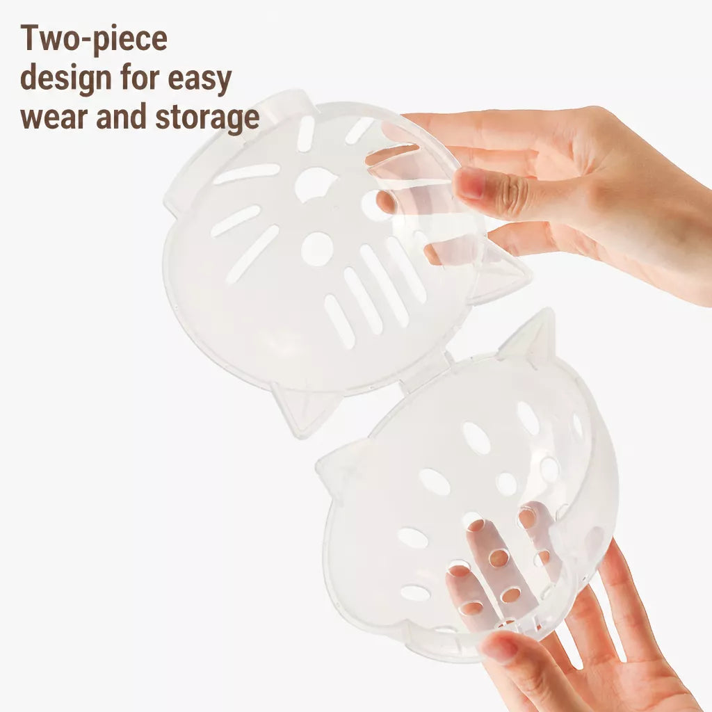 Plastic Recovery Cone for Cats During Grooming and Care