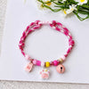 Adjustable Nylon Pet Collar with Wooden Accent and Bell