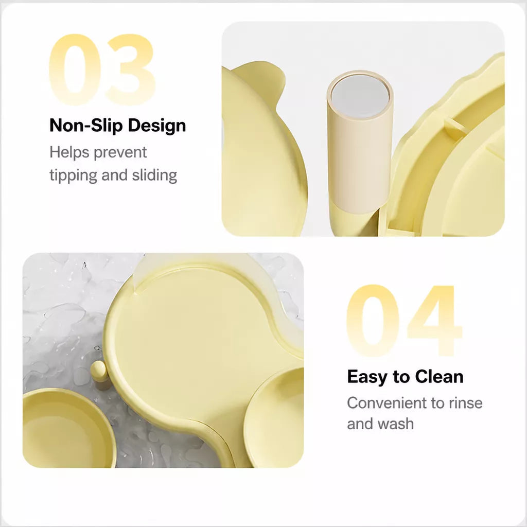 Elevated Ceramic Pet Bowl Stand for Cats and Dogs