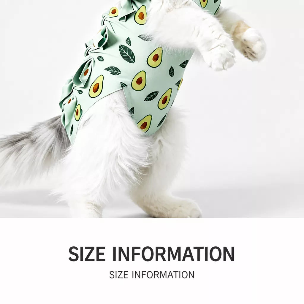 Cat Recovery Suit with Breathable Birdseye Mesh