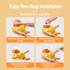 Interactive Duck-Shaped Treat Dispensing Toy for Cats and Dogs