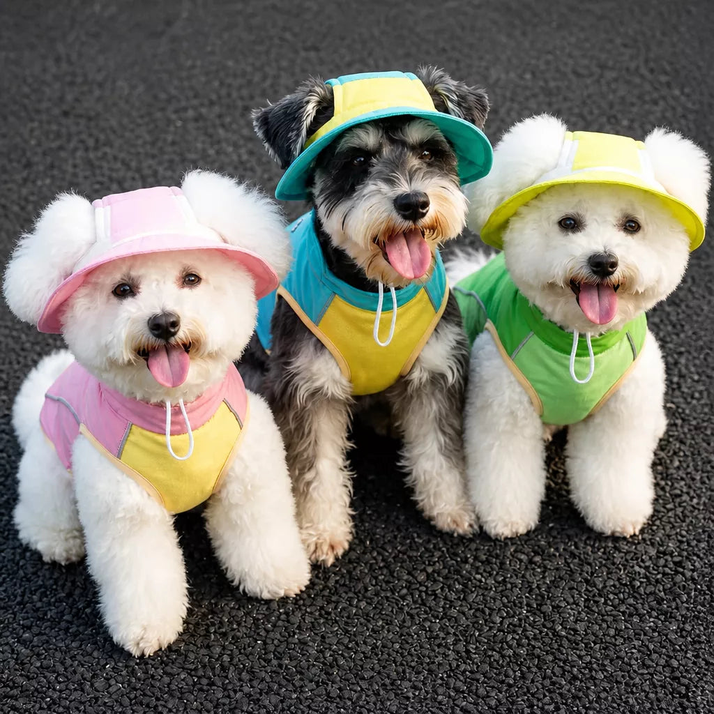 Adjustable Pet Bucket Hat for Dogs