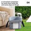 Canvas Front Seat Pet Car Bed for Small Dogs and Cats