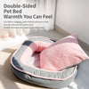 Thick Removable & Washable Winter Pet Bed for Dogs & Cats
