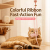 5-Piece Feather Cat Toy Set with Bells