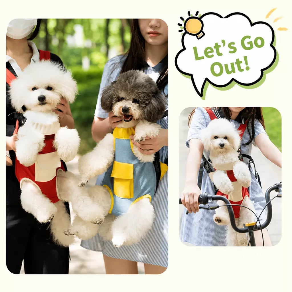 Front-Carrying Pet Backpack Carrier for Small Dogs & Cats