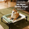 Portable Mesh Pet Cot with Removable Cushion