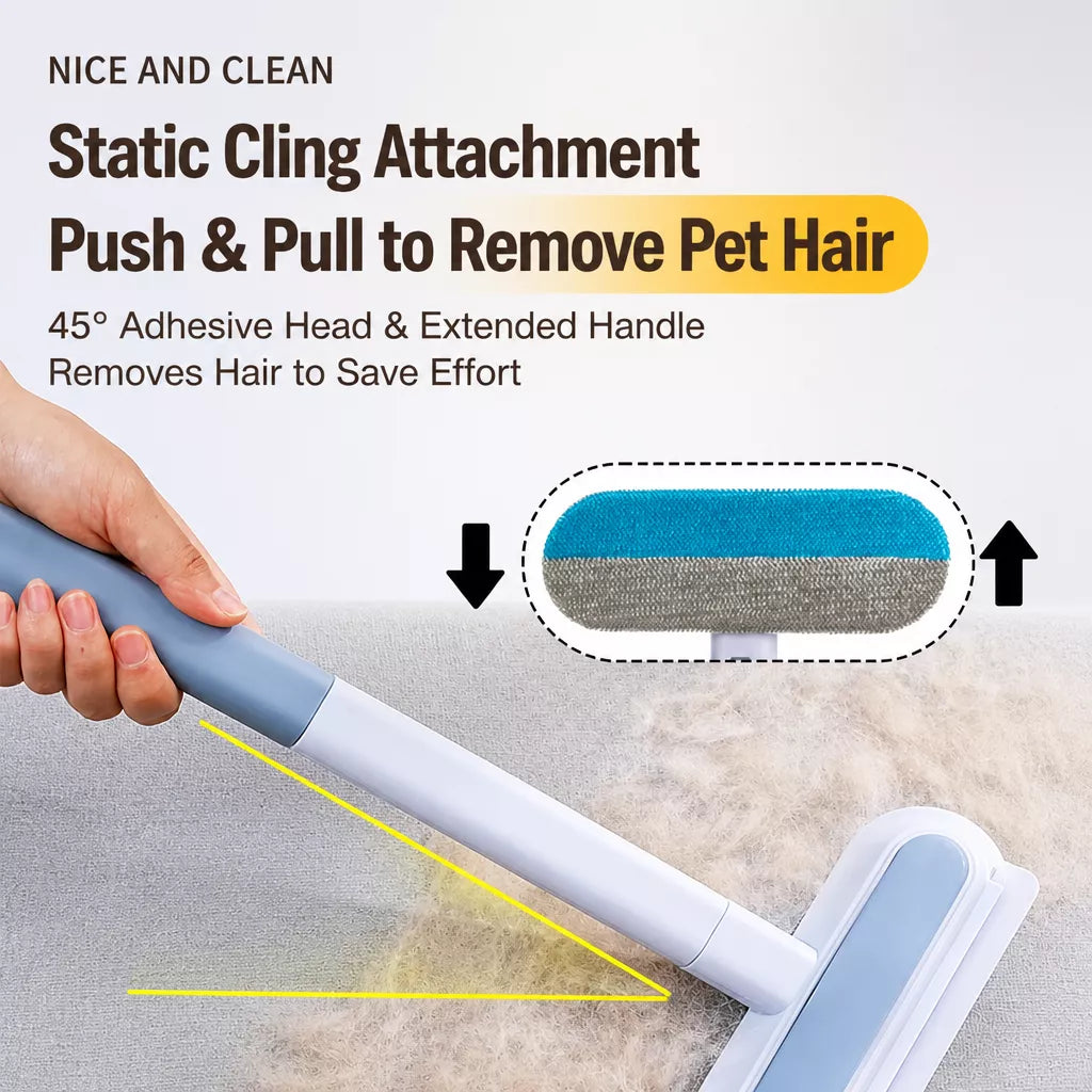 Pet Hair Removal Brush for Sofas, Clothing, and Carpets