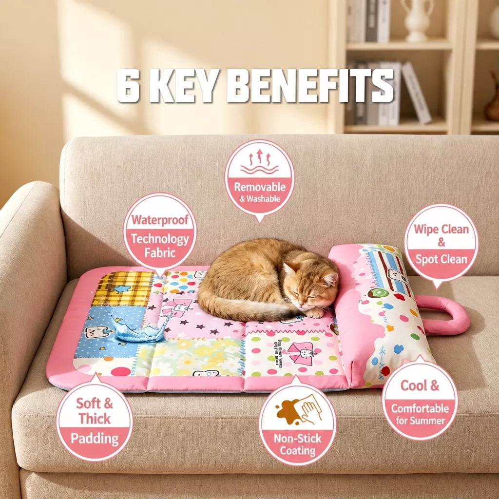 Foldable Pet Mat for Dogs and Cats