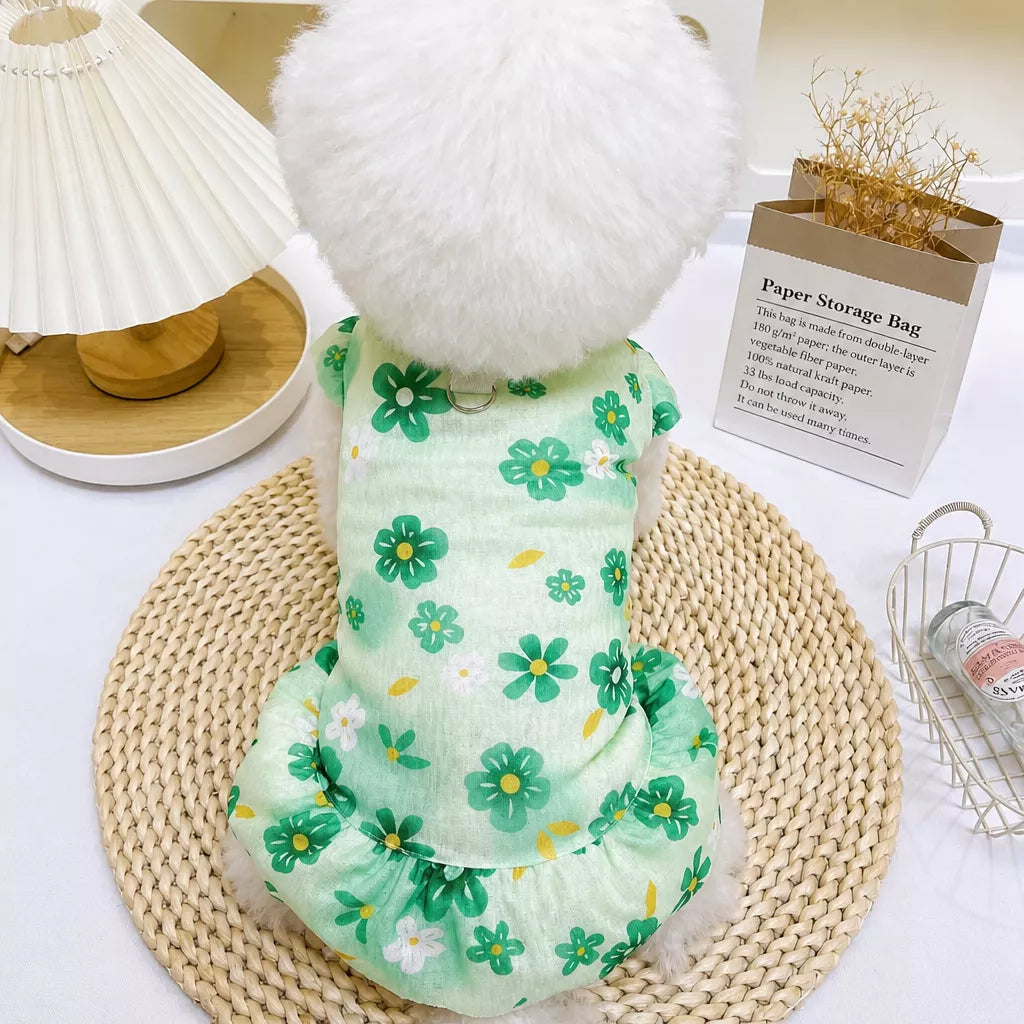 Breathable Mesh Summer Dress for Dogs and Cats