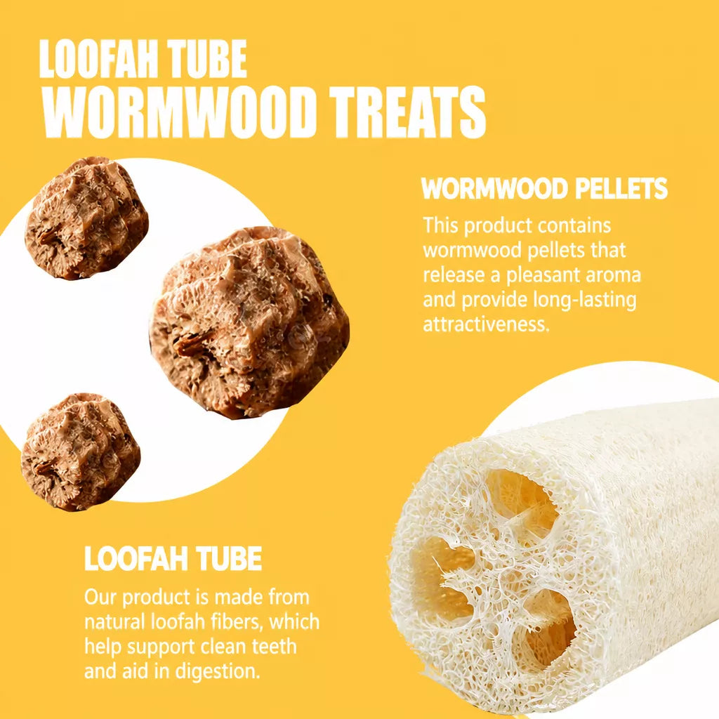 Cat Toy Collection with Natural Loofah and Catnip