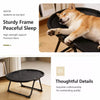 Oval Elevated Foldable Pet Cot for Cats & Dogs