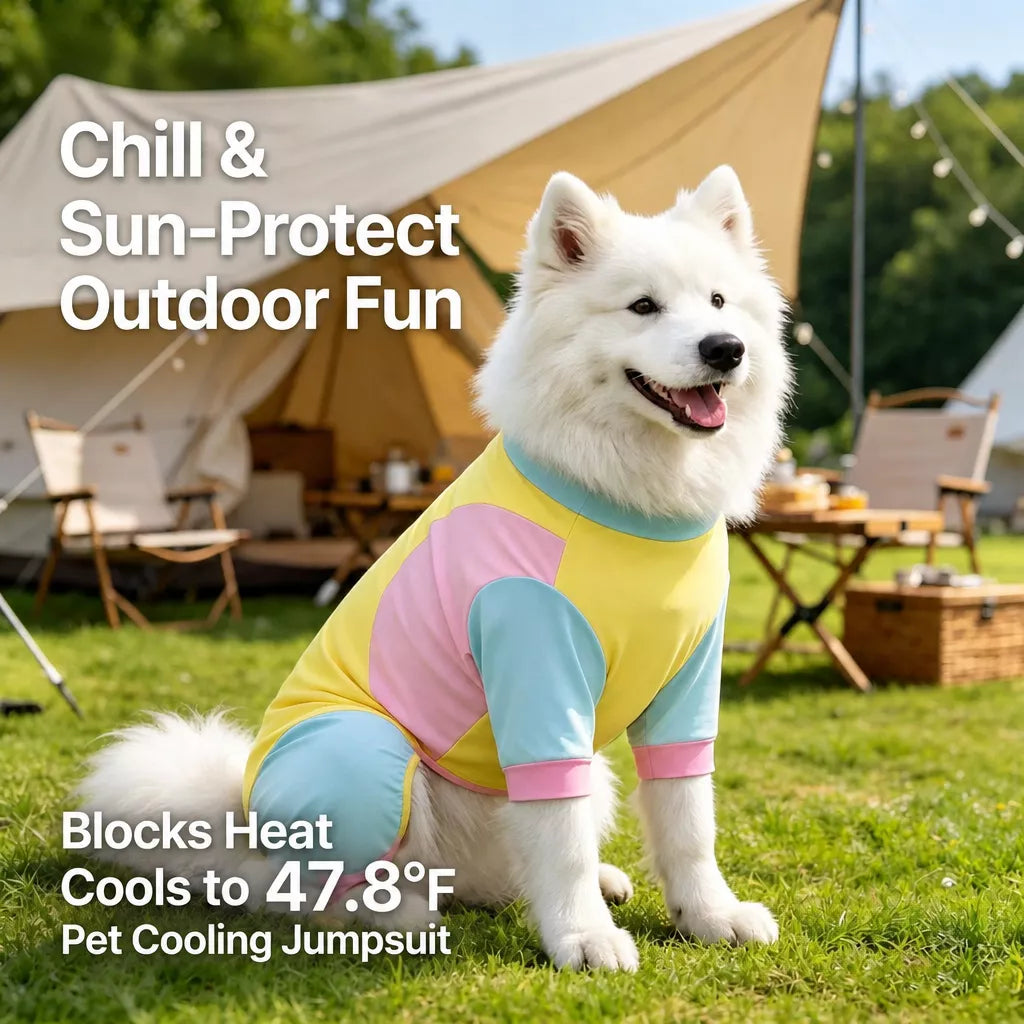 Lightweight Four-Leg Dog Shirt for Summer