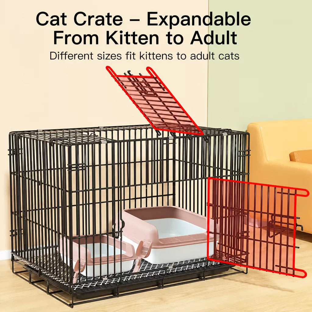 Enclosed Cat Litter Box with Scoop