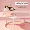 Round Cat Bed with Hammock-Style Resting Area
