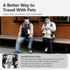 Nylon Mesh Pet Carrier Backpack for Cats and Small Dogs