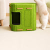 Multi-Level Cat Tree with Enclosed House and Scratching Surface