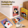 Vertical Wall-Mounted Felt Cat Scratcher
