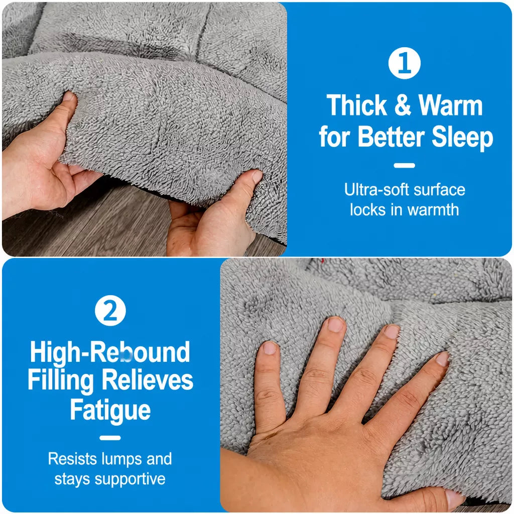 Gray Techno-Fabric Bed for Dogs & Cats