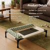 Portable Mesh Pet Cot with Removable Cushion