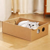 Corrugated Cardboard Cat House & Scratcher