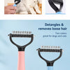 Dog & Cat Deshedding and Detangling Grooming Comb