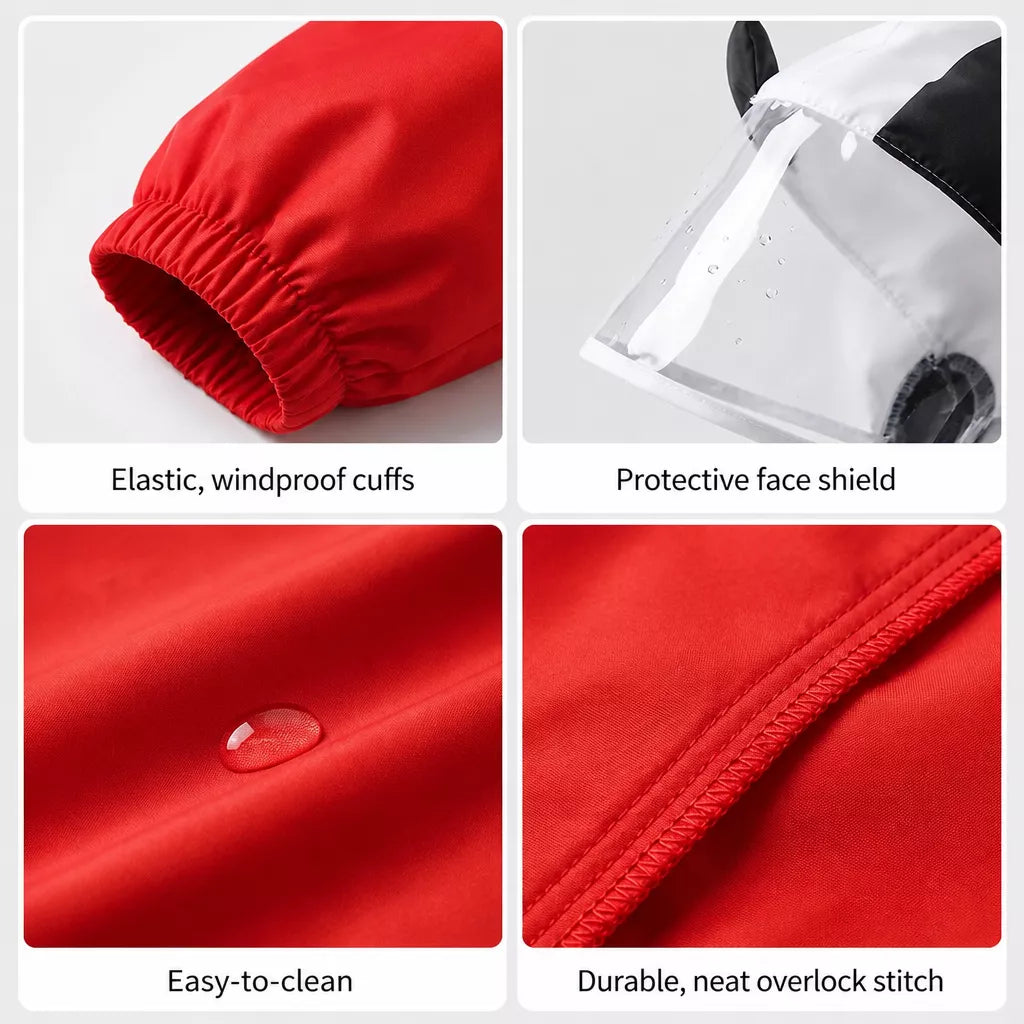 Reflective Waterproof Pet Raincoat