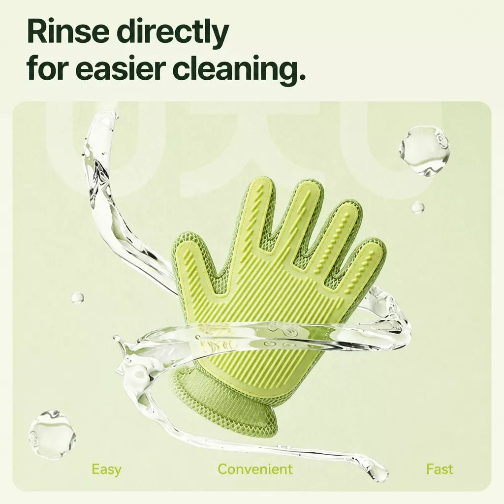 Double-Sided Cat Grooming Glove