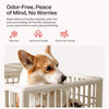 Resin Pet Crate & Indoor Enclosure for Small to Medium Dogs