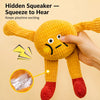 Plush Cat Toy with Crinkle Paper, Squeaker & Catnip