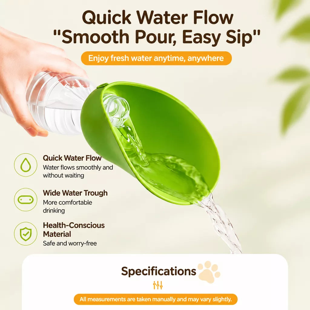Foldable Portable Pet Water Bottle