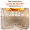 Portable Plastic Pet Carrier for Small Dogs and Cats