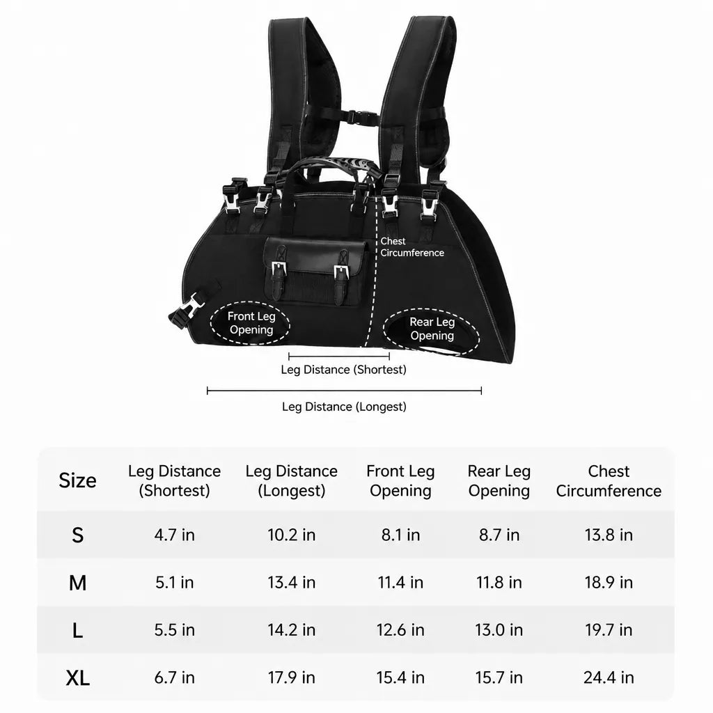 Pet Side-Carry Carrier for Dogs and Cats