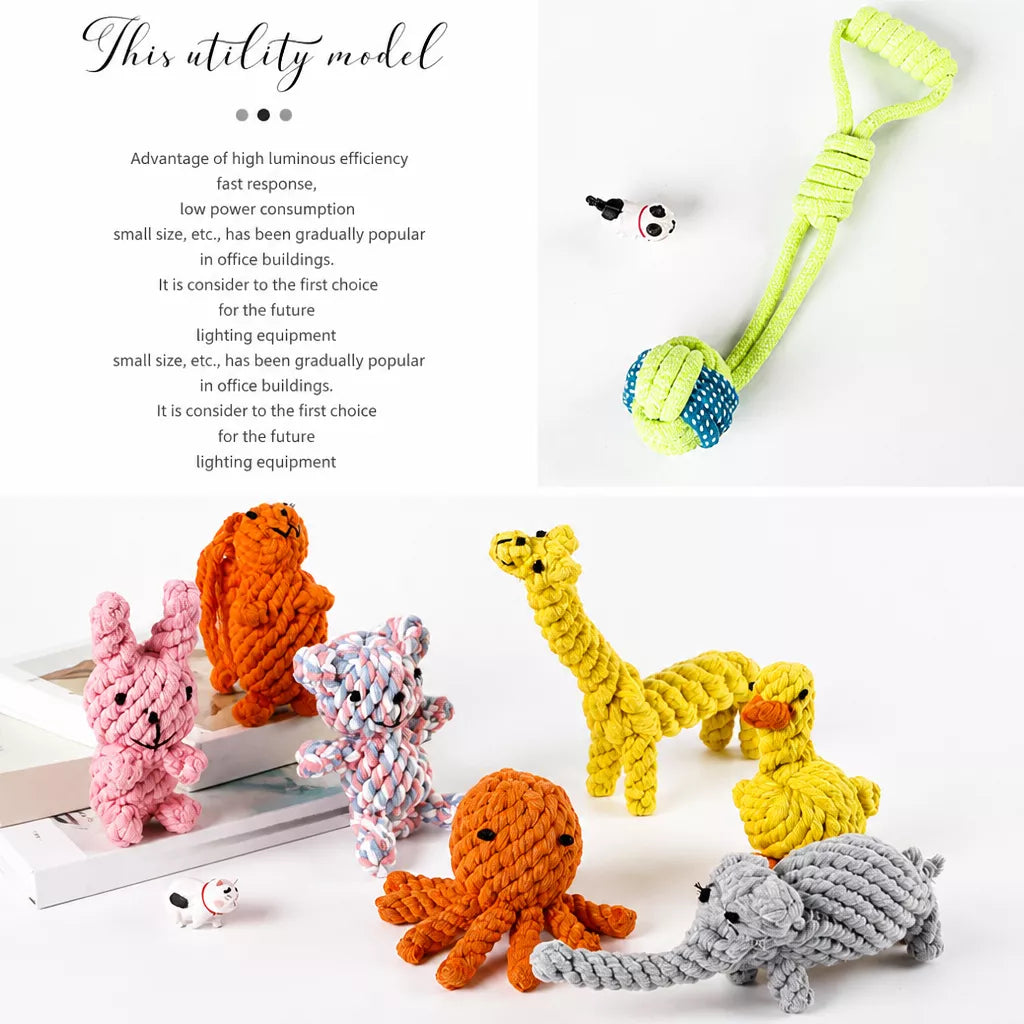 Rope Pet Toys for Dogs and Cats