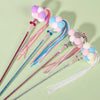 Fairy Cat Teaser Wand with Pom-Pom Toy