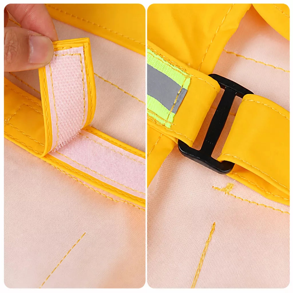 Hooded Reflective Dog Rain Cape