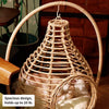 Hanging Rattan Pet Basket Bed for Pets Up to 22 lb