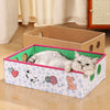 Corrugated Cardboard Cat House & Scratcher