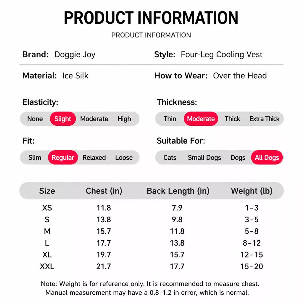 Lightweight Polyester Four-Leg Dog Summer Jumpsuit